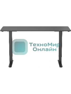 Стол компьютерный Cactus CS-EDL-BBK черный, столешница ДСП, каркас черный