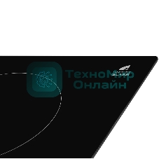 Встраиваемая варочная панель ECS 702 электрическая, 75 см, 5 конфорок, черный цвет