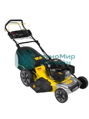 Газонокосилка Champion LM5347 Мощность двигателя, (кВт/л.с) 4,8/6,5 Вес без травосборника, (кг) 45 Самодвижущаяся да Ширина кошения, (мм) 530 Высота кошения, (мм) 20-80 Тип/объем травосборника, (л) мягкий/70 Мульчирование есть Боковой выброс есть Задний выброс есть Регулировка высоты кошения/количество положений один рычаг/8 Объем двигателя, (см3) 196 Объем топливного бака, (л) 1 Максимальный расход топлива, (г/кВт•ч)/(л/ч) 300/- Объем картера, (л) 0,6 Уровень вибрации на рукоятке, (м/с2) 5,32 Уровень мощности звука, (дБ) 98 Уровень звукового давления, (дБ) 77