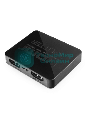 Разветвитель HDMI Cablexpert DSP-2PH4-03, HD19F/2x19F, 1 компьютер => 2 монитора, Full-HD, 3D, 1.4v