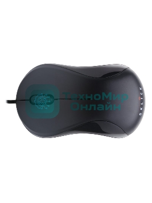Мышь проводная Oklick 115S черный, 1200 dpi, USB, кнопки - 3