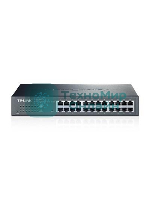 Коммутатор TP-Link SMB TL-SG1024DE 24-Port Gigabit Easy Smart Switch, 24 10/100/1000Mbps RJ45 ports, MTU/Port/Tag-based VLAN, QoS, IGMP Snooping