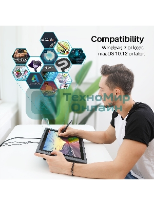 Графический монитор Huion Kamvas Pro 20 (2019), 19.5