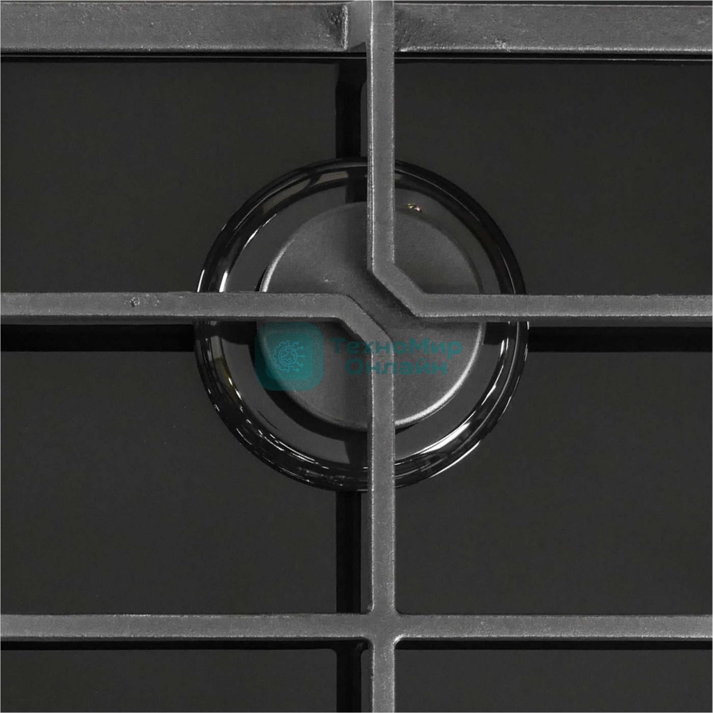 Газовая варочная панель LEX GVG 640-1 BLгазовая 1000-3500Вт 4конфорки газ контроль