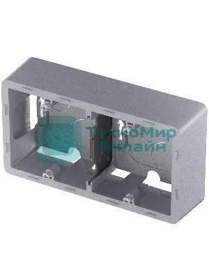 Коробка накладного монтажа Inspiria 2 поста алюминий