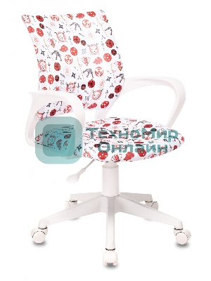 Кресло детское Бюрократ KD-W4 белый крестовина пластик пластик белый