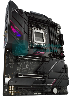 Материнская плата ASUS ROG STRIX B650E-E GAMING WIFI, AM5, AMD B650, 4xDDR5, 4xSATA, 4xM.2, 1xPCI-E 4.0 x4, 1xPCI-E 5.0 x8, 1xPCI-E 5.0 x16, 1xDP, 1xHDMI, 1x 2.5Gb LAN, 4xUSB-A 3.2 Gen 2, 6xUSB-A 3.2 Gen 2, 1xUSB-C 3.2 Gen 2, 1xUSB-C 3.2 Gen 2x2, 5x3.5 мм, TOSLINK, 7.1, ATX