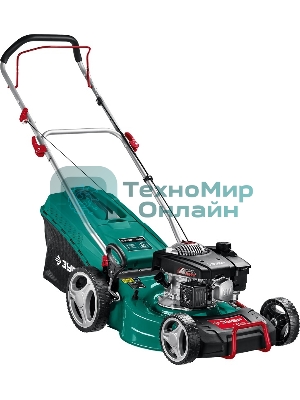Газонокосилка Зубр 460 мм 4.5 л.с. бензиновая