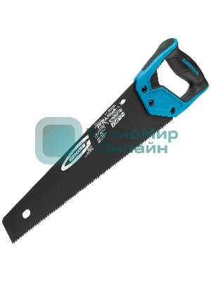 Ножовка Gross 24111 по дереву 40 3D кал.зуб тефл.покр.полотна 2-х комп.рук-ка