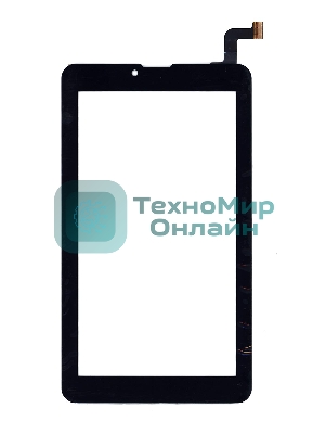 Сенсорное стекло (тачскрин) для Prestigio Wize 1177 4G, черное