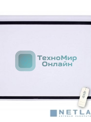 Экран Cactus 127x127см Motoscreen CS-PSM-127X127 1:1 настенно-потолочный рулонный белый