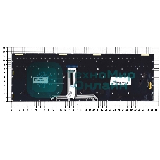 Клавиатура для ноутбука Lenovo Legion Y740-15 черная с подсветкой