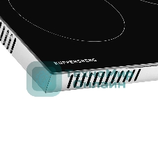 Встраиваемая варочная панель ECS 702 электрическая, 75 см, 5 конфорок, черный цвет