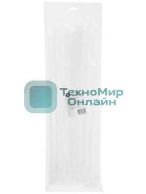 Стяжки Cablexpert NYT-450x9 пластиковые 450 мм х 9 мм, белые (100 шт.)
