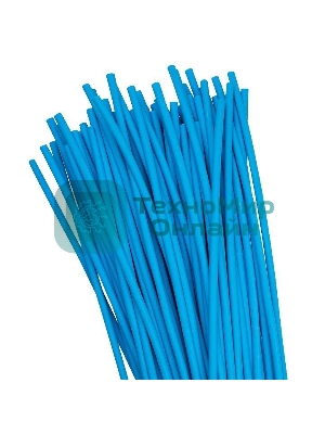 Термоусаживаемая трубка ТУТ 6/3 синяя EKF PROxima tut-6-g-1m EKF