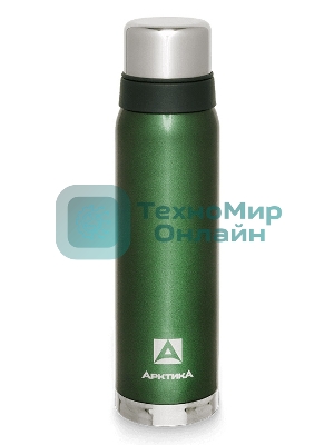 Термос Арктика, 106-900 зеленый, узкое горло 0,9 л американский дизай