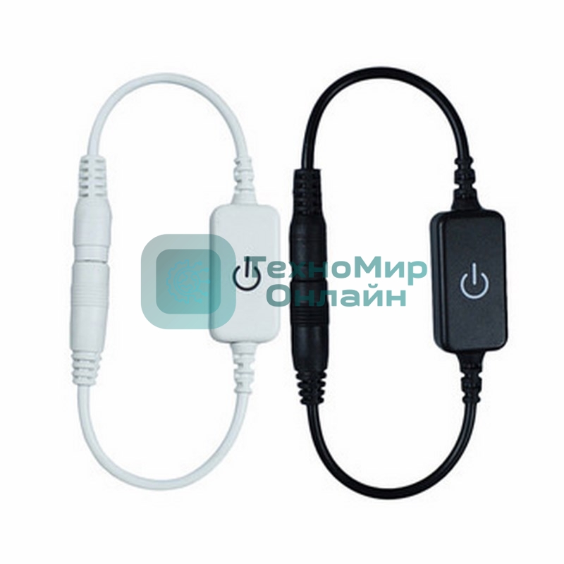 Сенсорный диммер/выключатель с коннектором 5,5х2,1 мм