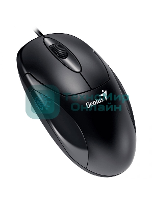Мышь проводная Genius XScroll V3 черный, 1000 dpi, USB, кнопки - 3