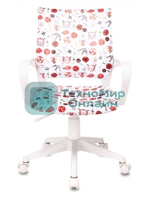 Кресло детское Бюрократ KD-W4 белый крестовина пластик пластик белый