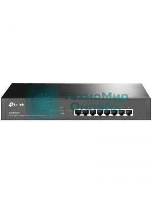 Коммутатор TP-Link TL-SG1008MP 8-портовый настольный/монтируемый в стойку гигабитный коммутатор с 8 портами PoE+