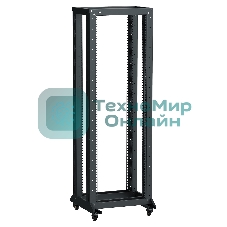 Стойка двухрамная ITK Linea LF05-42U66-2RM 42U 600 мм X 600 мм 700 кг черный