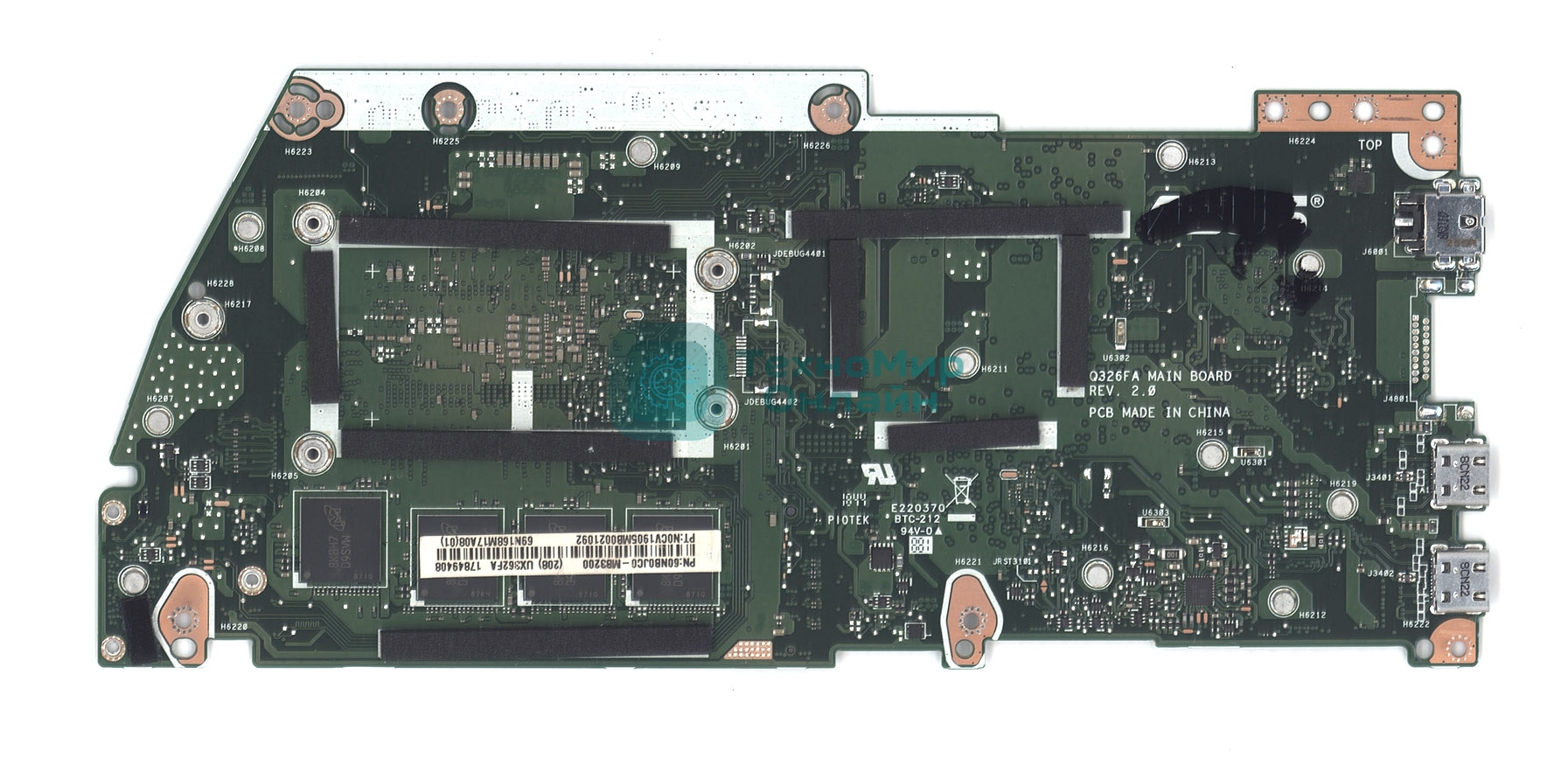 Материнская плата для Asus UX362FA 16G/I7-8565U 90NB0JC0-R00050