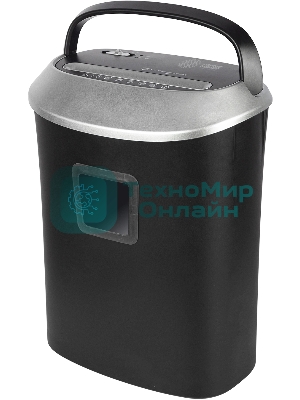 Шредер Cactus CS-SH-P6 черный (секр.P-4) фрагменты 10лист. 21лтр. скрепки скобы пл.карты