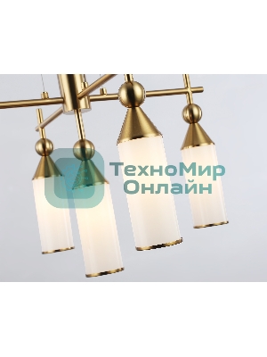Люстра Ambrella light LH55276/5 BS/FR латунь/белый матовый E14*5 max 40W D520*1390