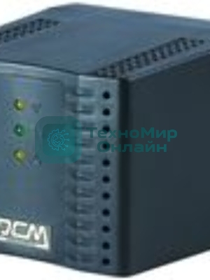 Стабилизатор напряжения Powercom TCA-1200 600Вт 1200ВА черный