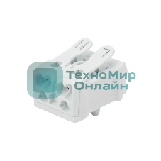 Клемма пружинная соединительная Rexant КСП 2-полюсная с монтажными ножками (100 шт./уп.)