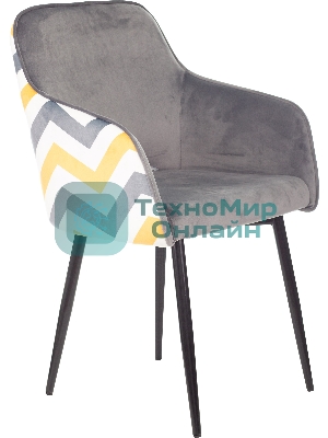 Кресло Бюрократ CH-380F серый, ткань