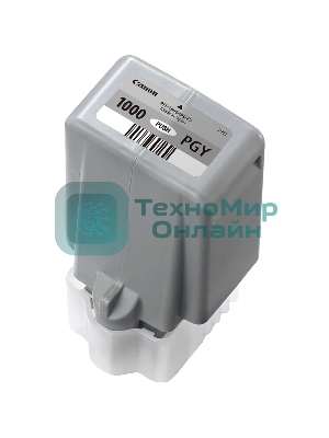 Картридж струйный Canon PFI-1000 PGY для IJ SFP PRO-1000 WFG. Фото серый. 80 мл.