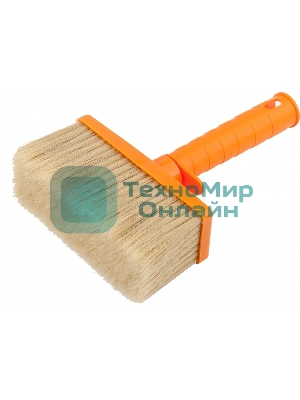 Кисть плоская Matrix для фасадных работ, 140х50 мм, натуральная щетина, пластиковая рукоятка