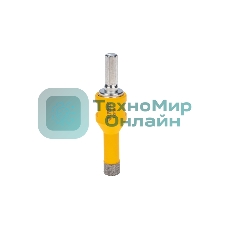 Коронка алмазная профессиональная по керамограниту и железобетону Kranz М14, вакуумное спекание, 12 мм, для УШМ