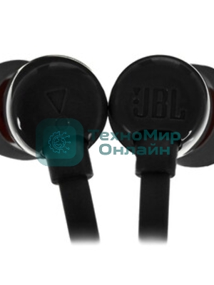 Проводные наушники JBL Tune 110 черный, внутриканальные, Jack 3.5 мм