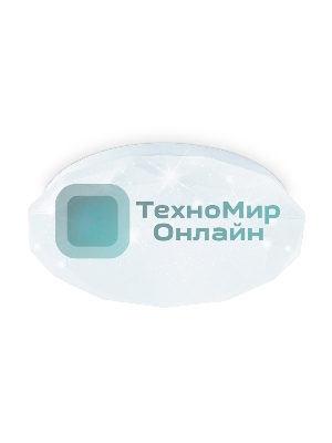 Потолочный светодиодный светильник Ambrella light FZ1018 WH белый 30W 6400K D380*55 (Без ПДУ)