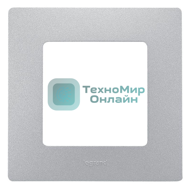 Рамка 1 пост, алюм. ETIKA