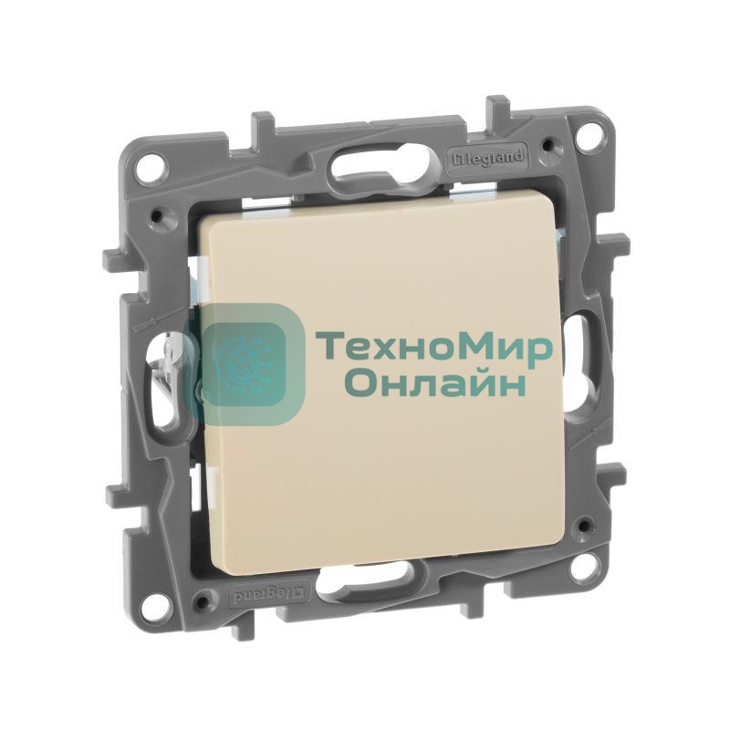 Переключатель 10А на винтах, сл. кость ETIKA 