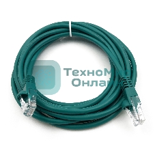 Патч-корд Buro UTP cat.5e 3м зеленый RJ-45 (m)-RJ-45 (m)