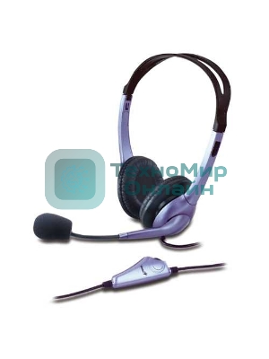 Гарнитура Genius HS-04S Two jack фиолетовый, проводная, 3.5 мм