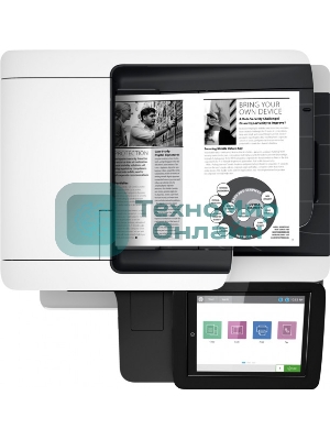 МФУ лазерное HP LaserJet Enterprise M528dn (1PV64A #B19), A4, ч/б, печ. до 43 стр/мин., скан. до 43 стр/мин. (ч/б) 38 стр/мин. (цвет), 1200 x 1200 dpi (печать) 600x600dpi (сканер), USB, RJ-45, Air Print, Mopria