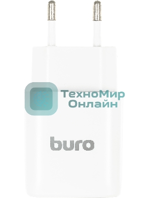 Сетевое зарядное устройство Buro BUWG1 3A QC белый
