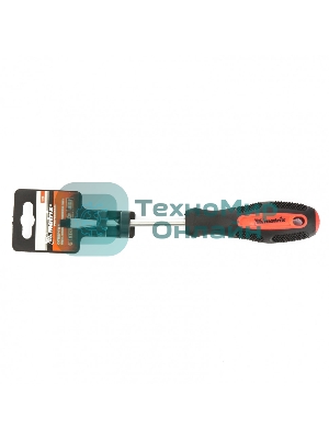 Отвертка Matrix Anti-Slip, SL6,0 х 100 мм, CrV, двухкомп. рукоятка