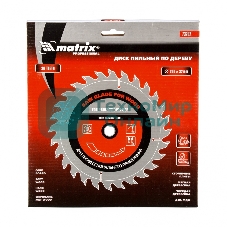 Пильный диск Matrix по дереву, 200x32мм, 36 зубьев, + кольцо, 30/32 Professional