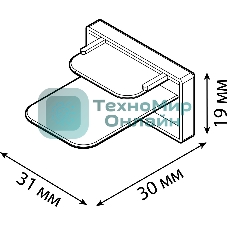 Заглушка Gauss TR116 белый