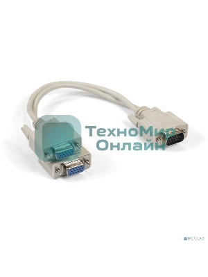 Кабель-разветвитель ExeGate EX284939RUS ExeGate EX-CC-VGA-15M2x15F-0.3 (монитор - 2xSVGA card, 15M/2x15F, 0,3м)