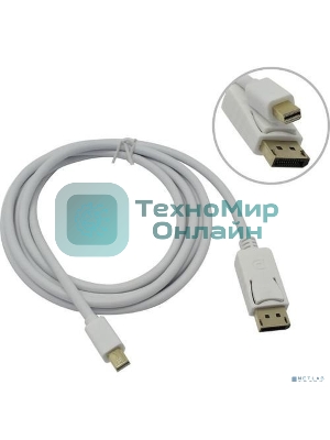 Кабель-переходник ExeGate EX284929RUS miniDisplayPort-DisplayPort ExeGate EX-CC-mDPM-DPM-1.8 (mini20M/20M, 1,8м)