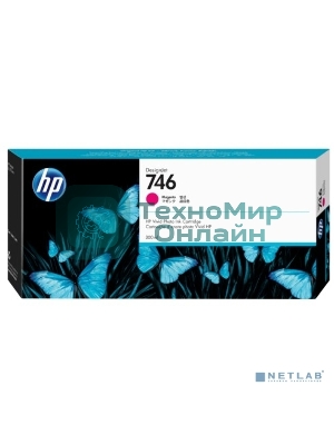Картридж струйный HP 746 300-ml пурпурный Ink Cartridge