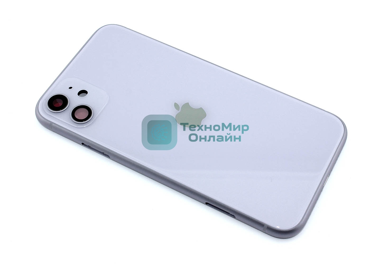 Задняя крышка (корпус) в сборе с рамкой для Apple iPhone 11 фиолетовый