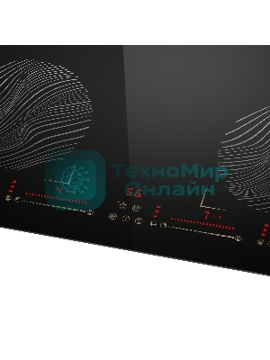 Индукционная варочная поверхность Maunfeld CVI594SB2BKF Inverter черный